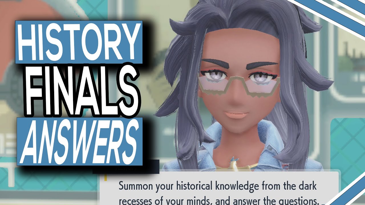 History Final Answers In Pokemon Violet & Pokemon Scarlet