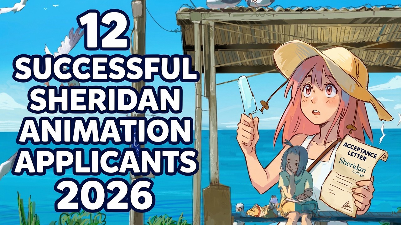Sheridan Animation ACCEPTED! 2026 Portfolio Showcase from 12 successful applicants!