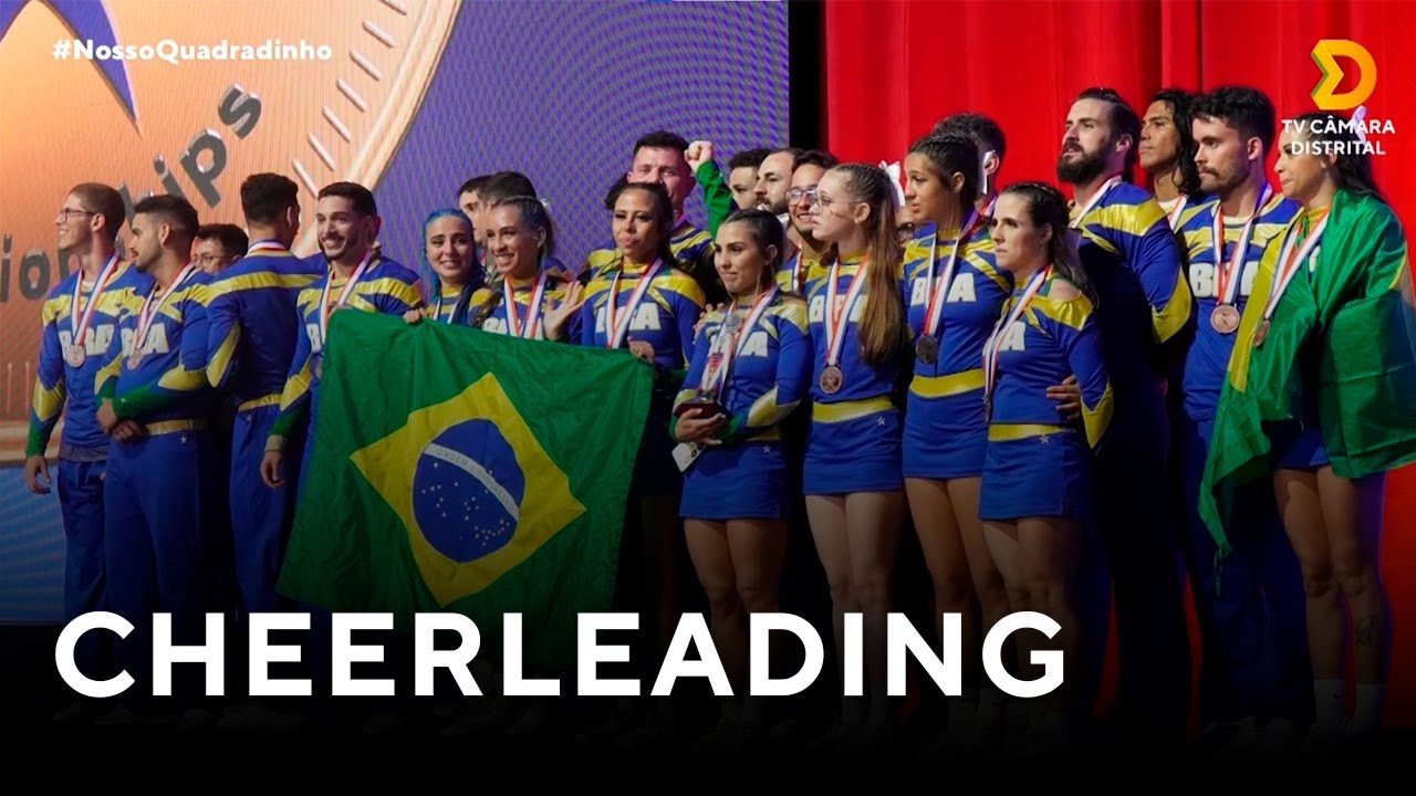 Seleção brasileira de cheerleading traz para o Brasil medalhas inéditas no esporte