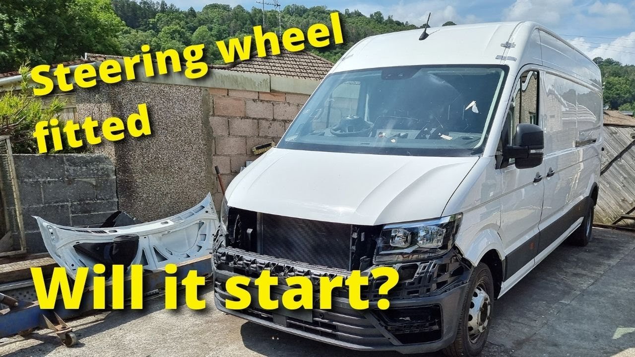MAN TGE / Crafter campervan conversion build - repair part 7 - battery installed and codes cleared