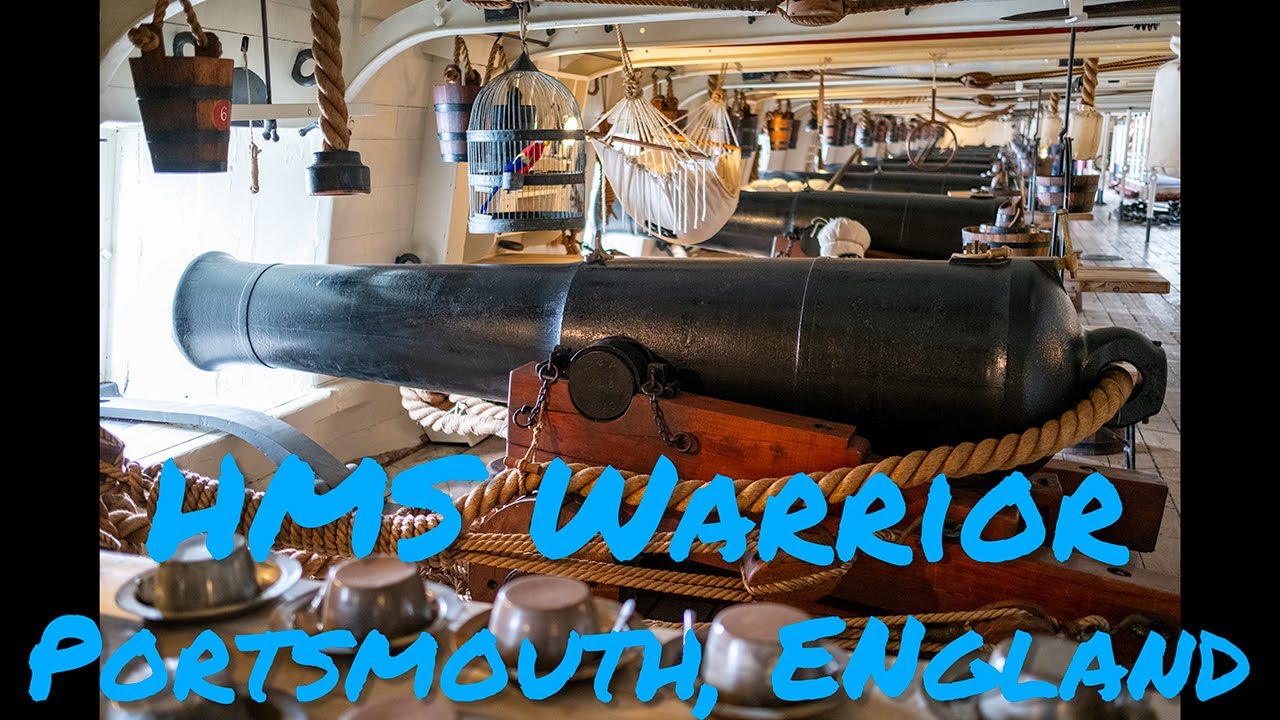 Touring HMS Warrior! Portsmouth, UK - March 2025