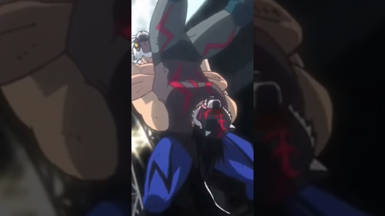 Tiger Mask hits a massive Tiger Driver on Tiger The Dark #TigerMaskW #TigerMask #njpw #anime