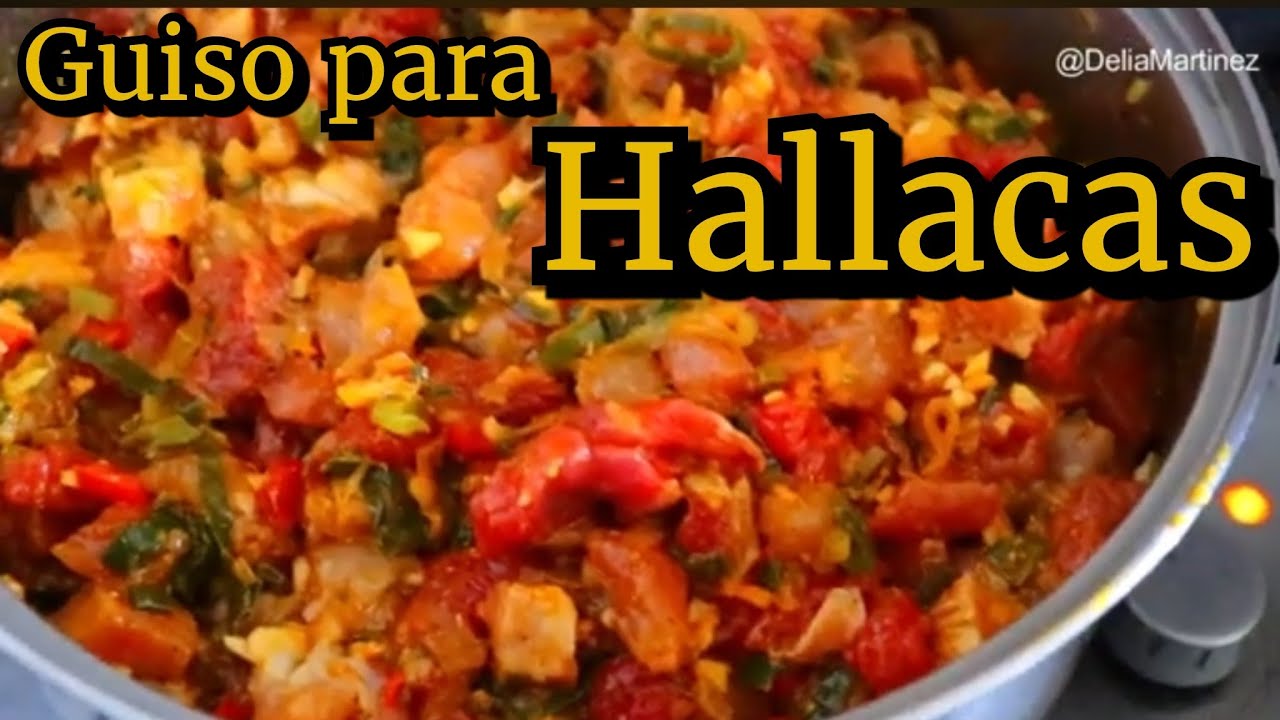Cómo hacer GUISO para las HALLACAS  - Receta Tradicional Navideña - Sin secretos