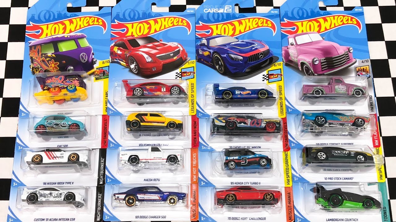 Opening New Hot Wheels 2018 J Case Cars!