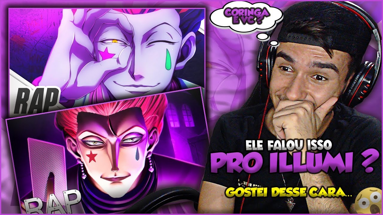 (2 em 1) REACT - Raps do Hisoka (Hunter x Hunter) | Basara | Gabriza [MARATONA HXH]