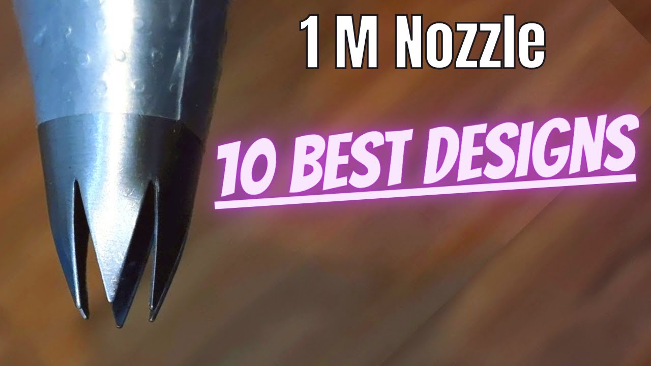 1M Nozzle, 10 Best Designs | One Nozzle Complete Decoration | केक की बिलकुल नयी डिजाइन | New trick
