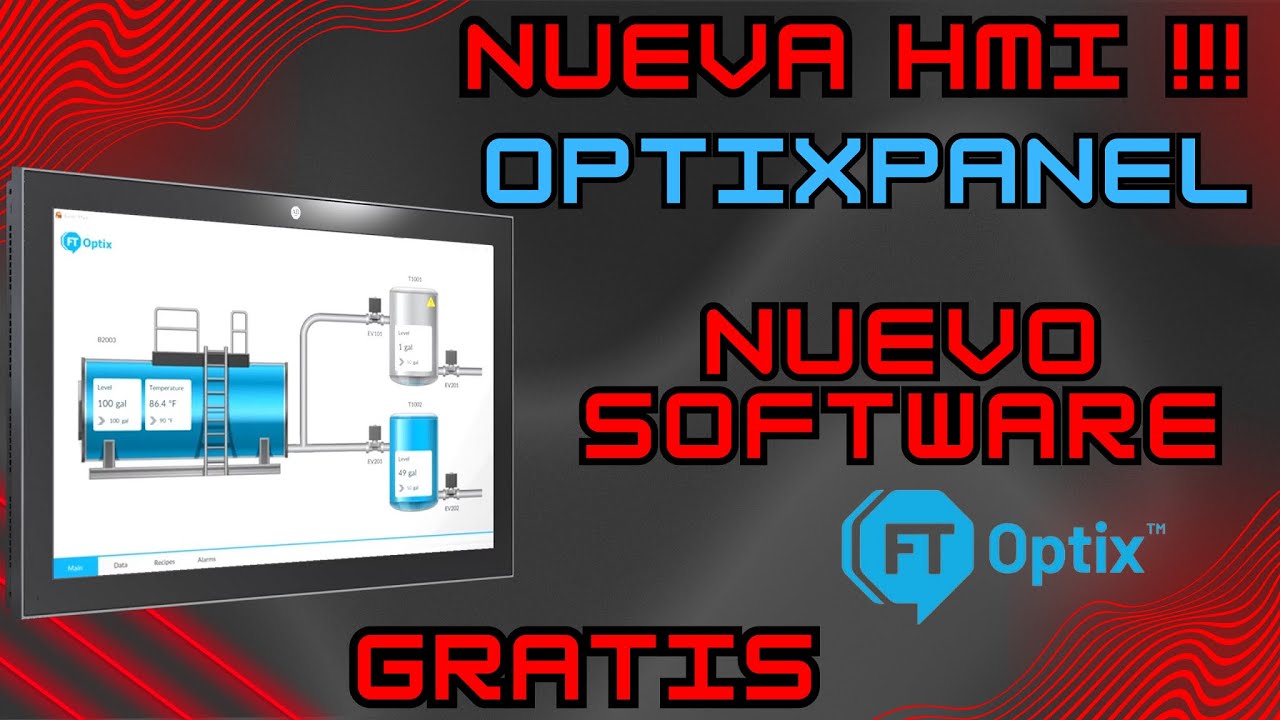 🛑Tu Primer proyecto con OptixPanel y Factorytalk Optix y comunicación con PLC - HMI Allen Bradley.