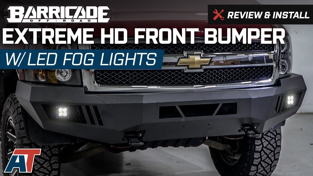 2007-2013 Silverado Barricade Extreme HD Front Bumper w/ LED Fog Lights Review & Install