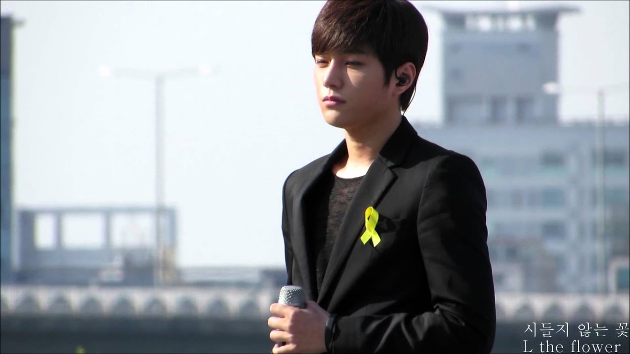 140505 Can U smile - INFINITE L MYUNGSOO 엘 명수 (MBC 어린이에게 새 생명을)