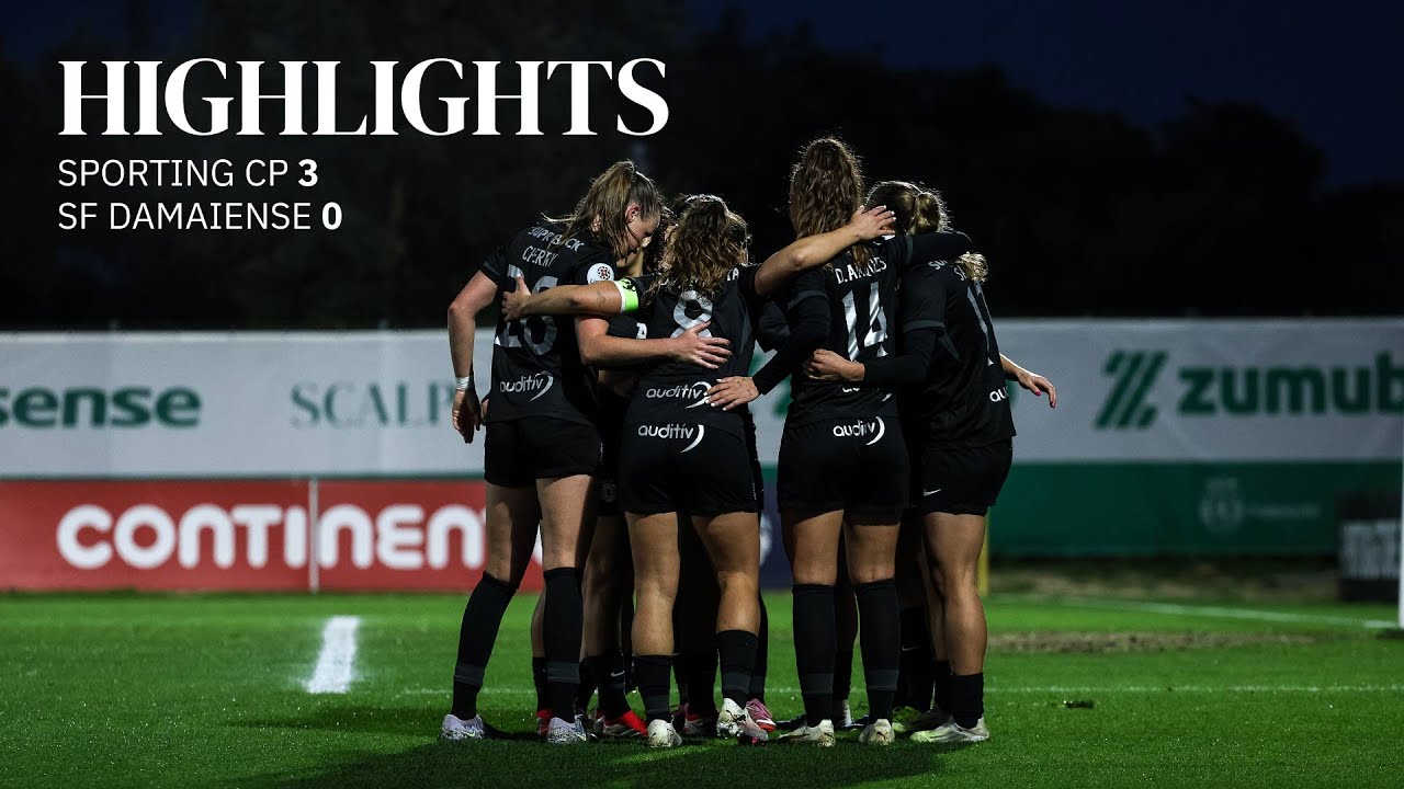 Resumo | Futebol Feminino: Sporting CP 3-0 SF Damaiense
