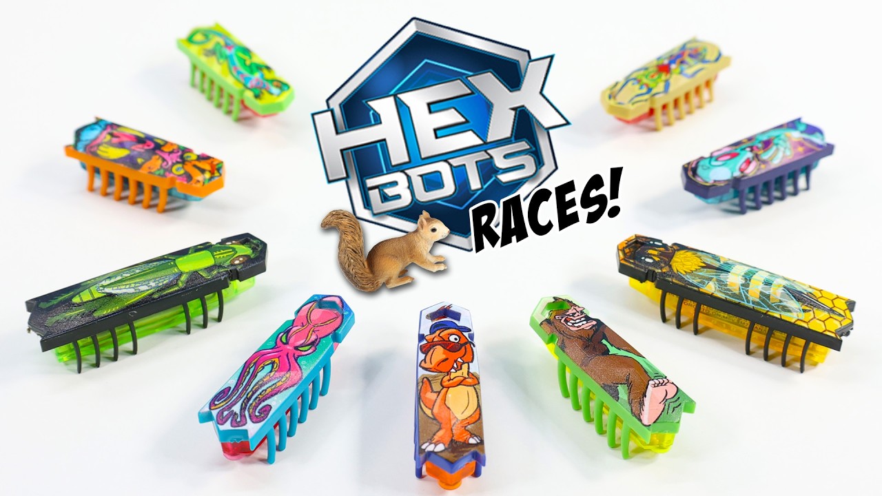 Hex Bots Bugs Nano Flash Dinosaur Maze Races an Alien? Organic Prints Series 3 Review