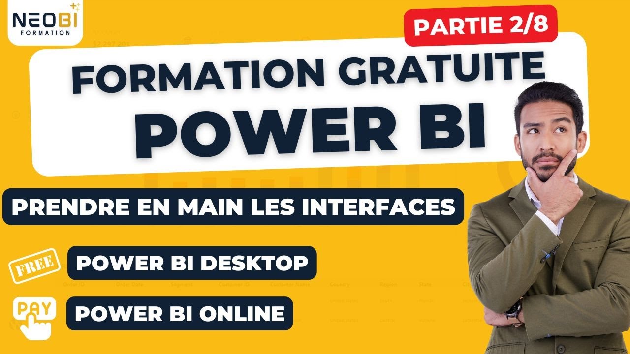 Formation POWER BI complète 2026 — prendre en main les interfaces ! [2/8]