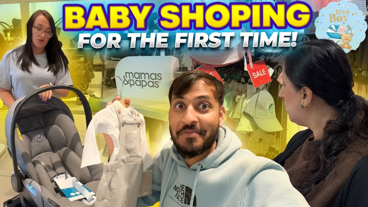 GOING BABY SHOPPING FOR THE FIRST TIME!🛍️🛒 *We Went Crazy* || Mamas & Papas Best Shopping Shop in UK