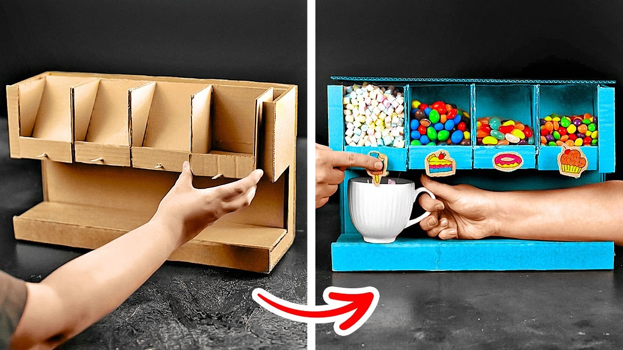 IDEE PER CREARE E DECORARE CON IL CARTONE