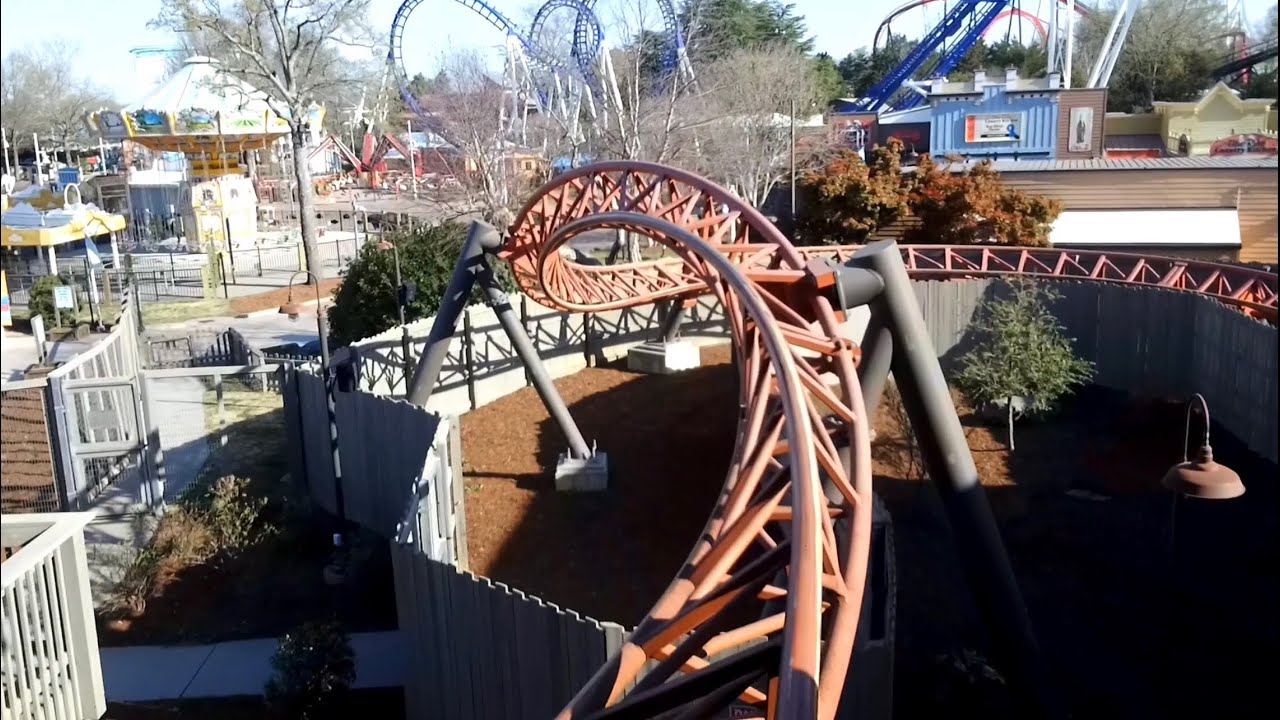 Copperhead Strike Front Seat POV 2025 FULL HD Carowinds