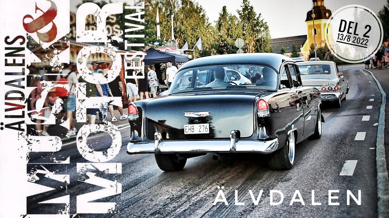 Älvdalens musik och motorfestival 2022 Lördag Del 2