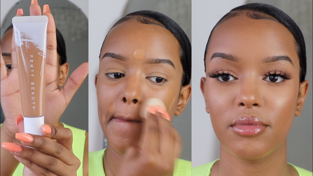 *NEW* FENTY BEAUTY FOUNDATION REVIEW & LONGWEAR TEST | Only Bells