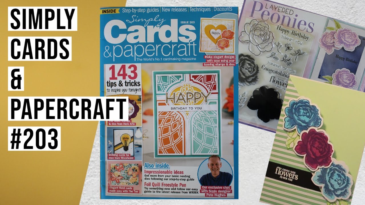 Simply Cards and Papercraft #203 // 5 Reasons to SUBSCRIBE// Card making magazines for BEGINNERS