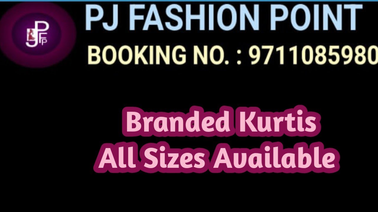  Branded Designer Kurties at Low Price ll PJ Fashion Point ll Booking No -9711085980 ll