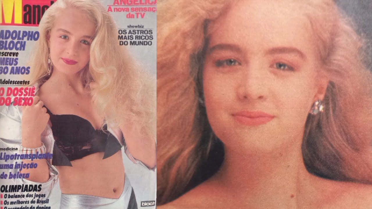 ANG&Eacute;LICA A NOVA SENSA&Ccedil;&Atilde;O DA TV - REVISTA MANCHETE - 1988