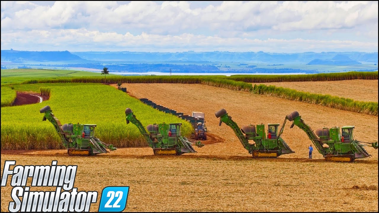 CHEGANDO OS MAQUINARIOS CANAVIEIROS NA FAZENDA - EP:101 //FARMING SIMULATOR 22