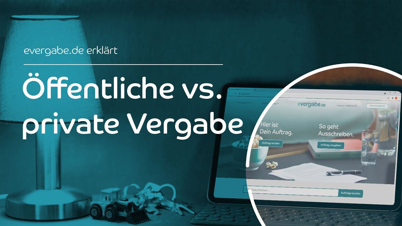 &Ouml;ffentliche versus private Vergabe | evergabe.de erkl&auml;rt