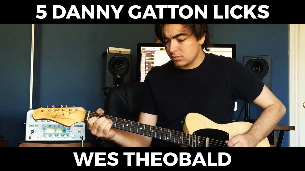 Danny Gatton Guitar Lesson - Country Rockabilly Guitar Licks | Wes Theobald