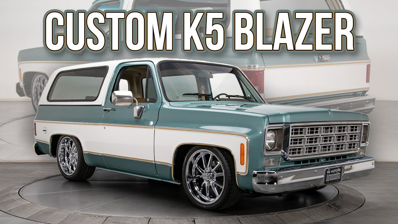 Lowered 1977 Chevrolet K5 Blazer 350 V8 Auto  -  SOLD  -  #137456