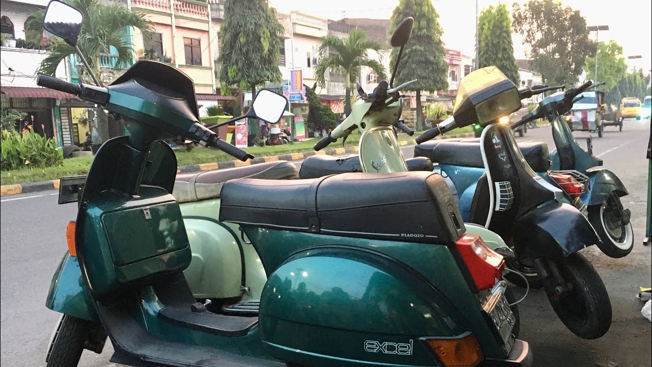 VESPA EXCEL 150.. service dulu karena udah lama mati suri di garasi