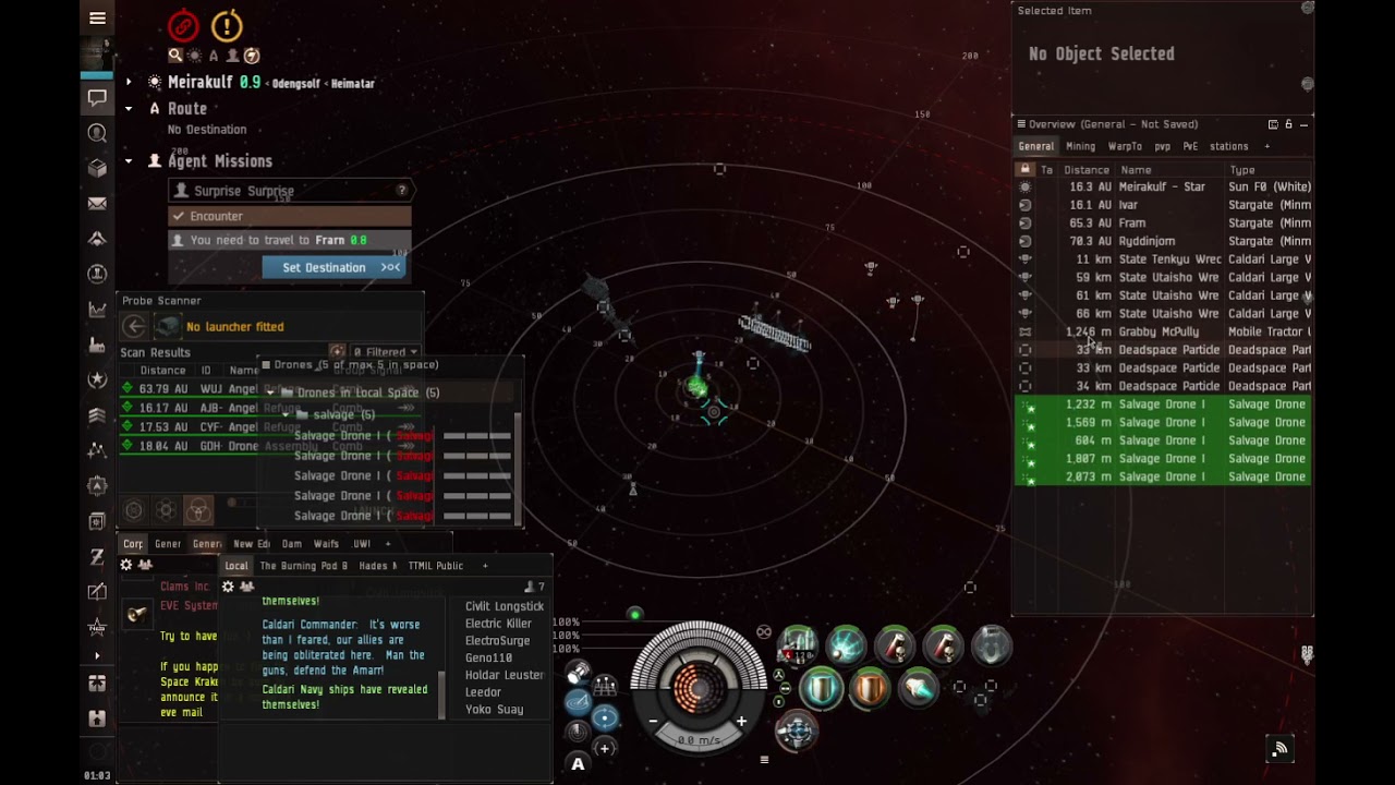 Eve Online - Level 4 Minmatar security mission  