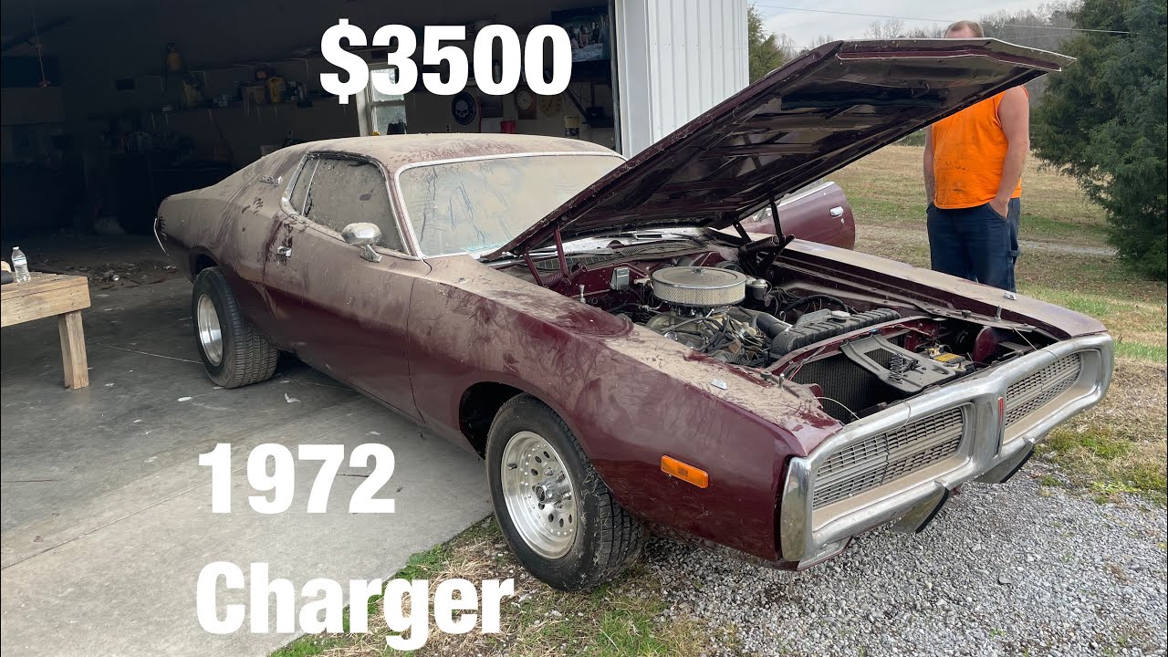 Barn Find 1972 Dodge Charger sitting 20 Years.... Will It Start?