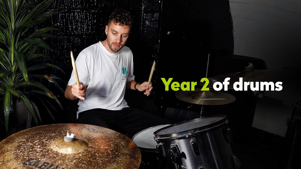 My 2 year drum progress (without a drum set)