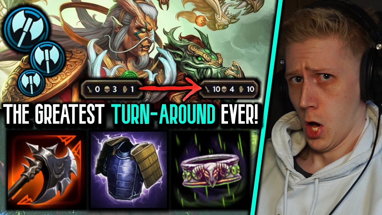The GREATEST COMEBACK Of All Time w/ Ao Kuang Solo! - Inters3ct SMITE