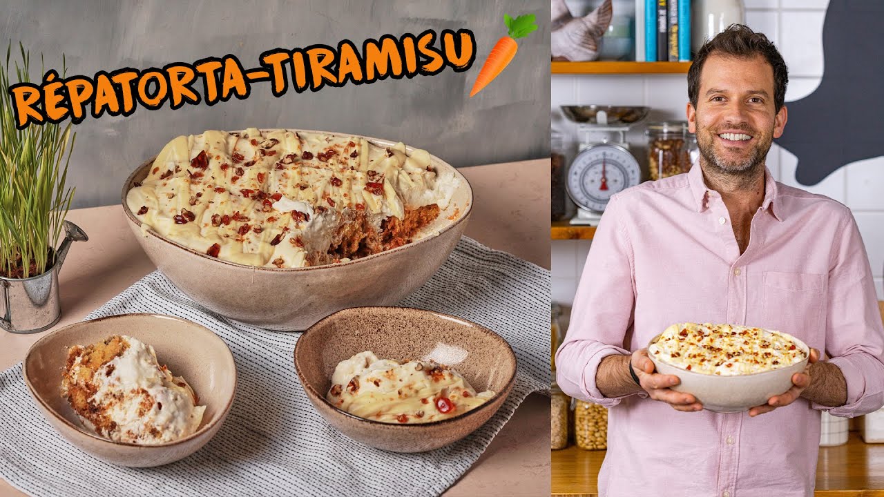 Kettő az egyben: RÉPATORTA-TIRAMISU🥕🐰