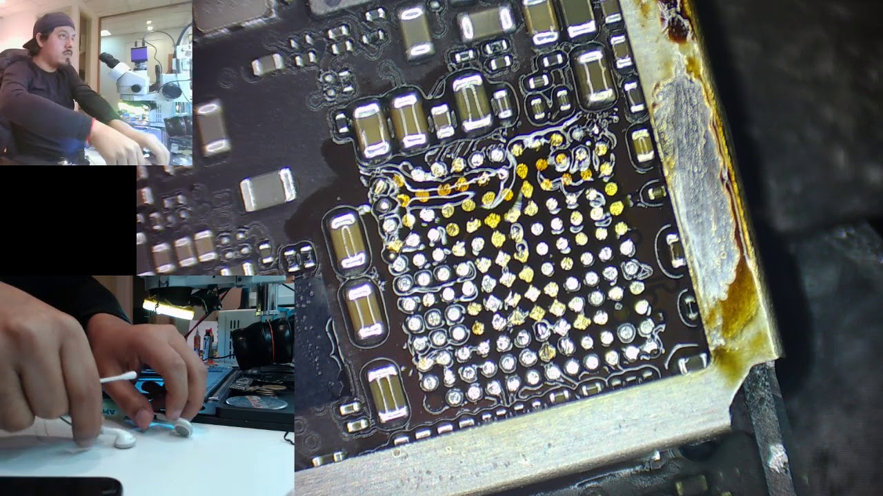 iPhone 7 microfono en gris codec de audio