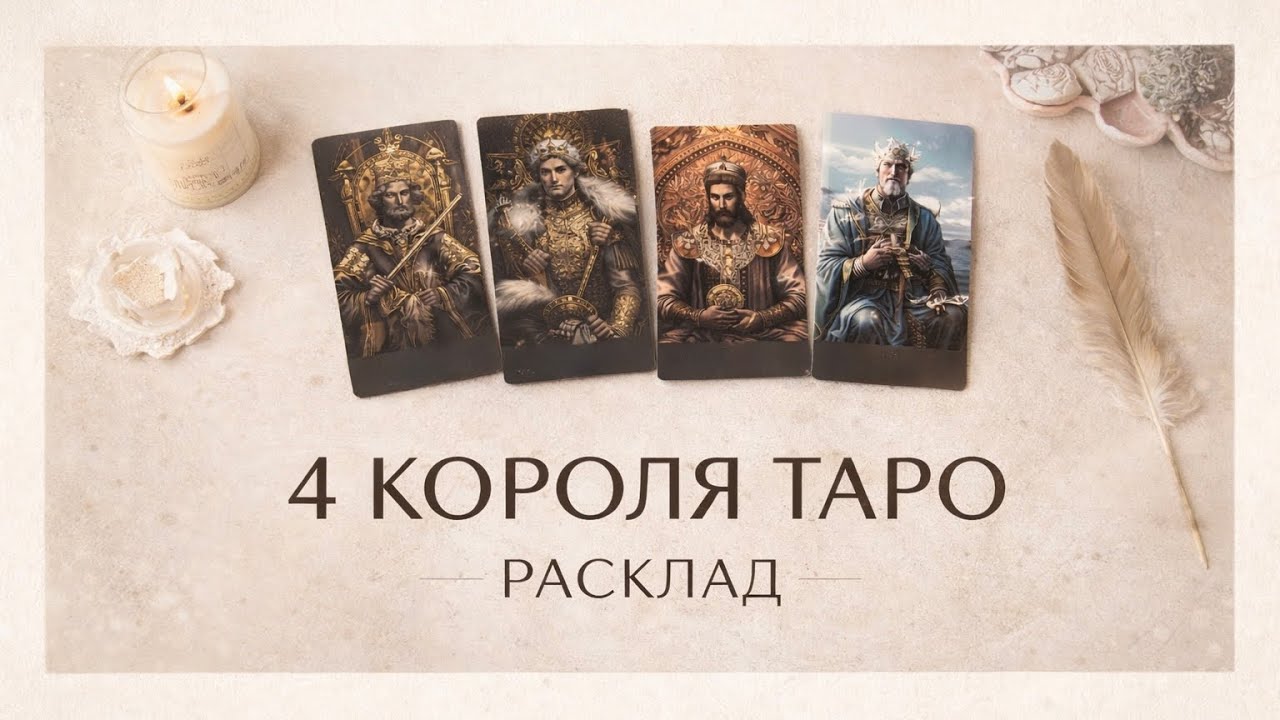 4 КОРОЛЯ | ЧУВСТВА МЫСЛИ ДЕЙСТВИЯ | таро расклад | тарошкина 
