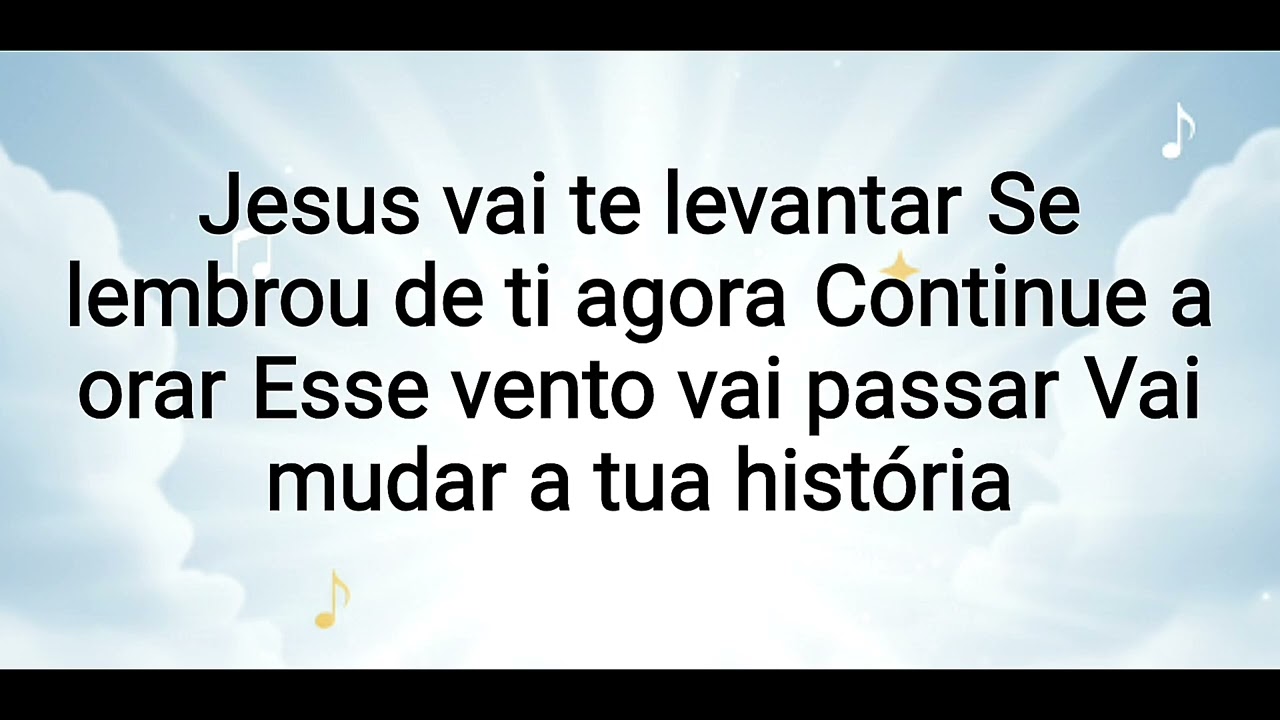 Jesus Vai Te Levantar - Playback - Luciano Camargo Mattos Nascimento 