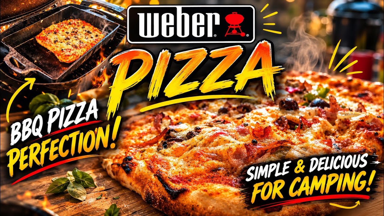 Pizza Perfection! | The Weber Baby Q Hack that makes Amazing Pizzas! Easy & Delicious Camp Cooking!