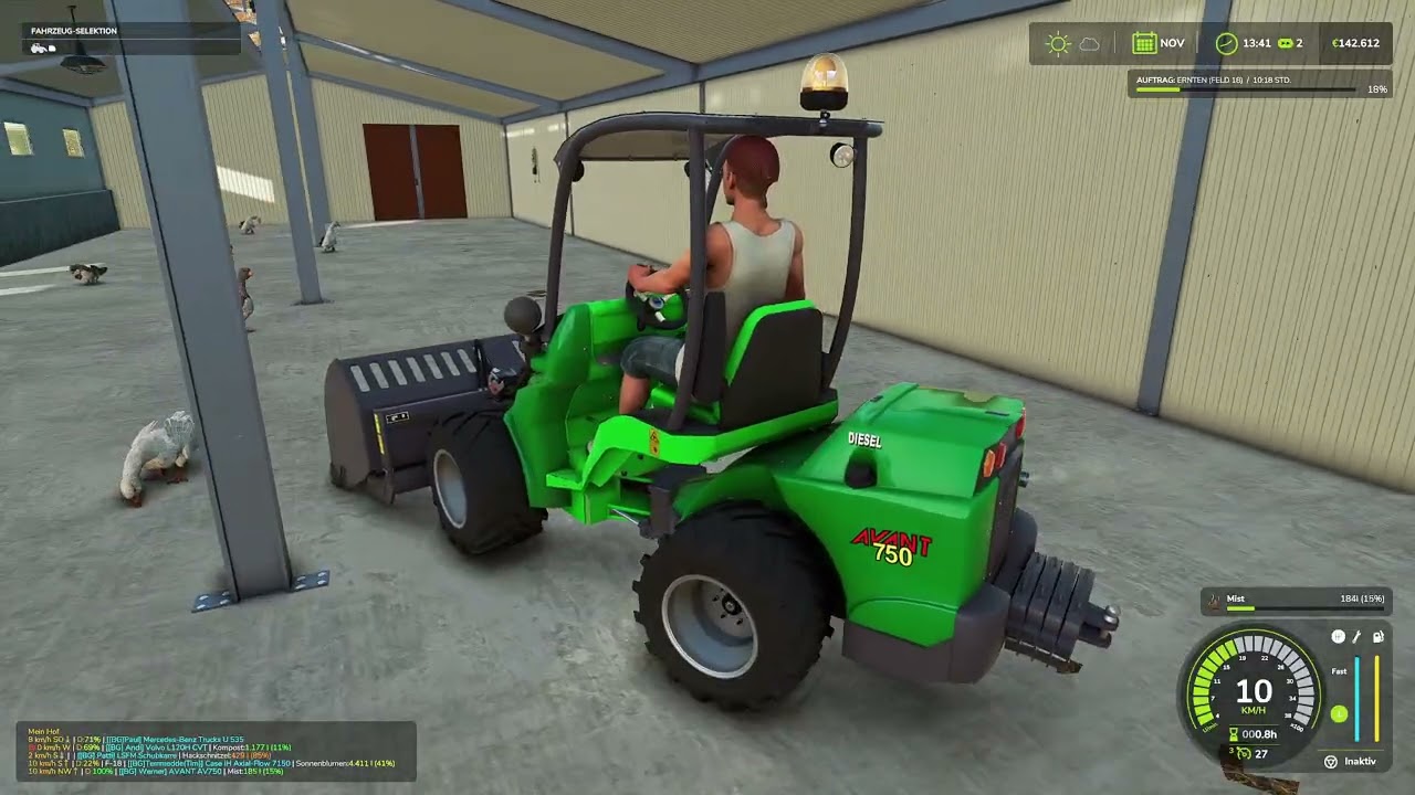 Frisches STROH f&uuml;r unsere G&auml;nse | Hof Bergmann #180 | Landwirtschafts-Simulator 25