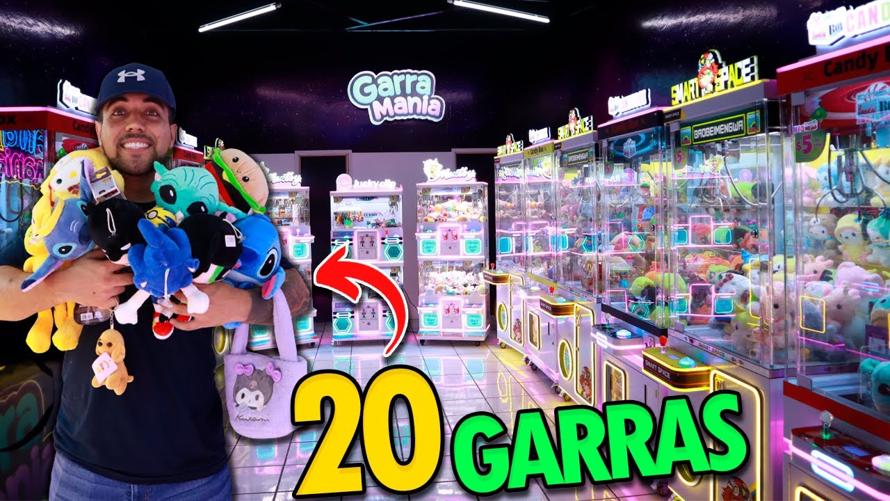 ¡EL PARAÍSO DE LAS MÁQUINAS DE GARRA!