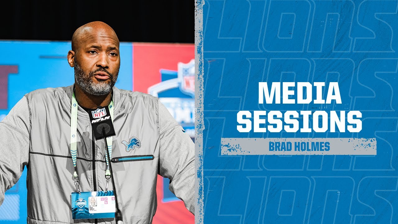 Brad Holmes Media Availability at the NFL Combine