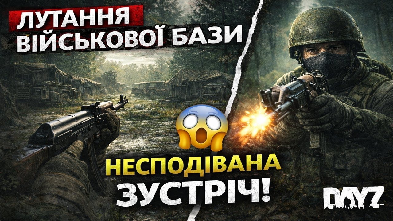 🔫 Лутання військової бази пішло НЕ за планом | Несподівана зустріч | DayZ