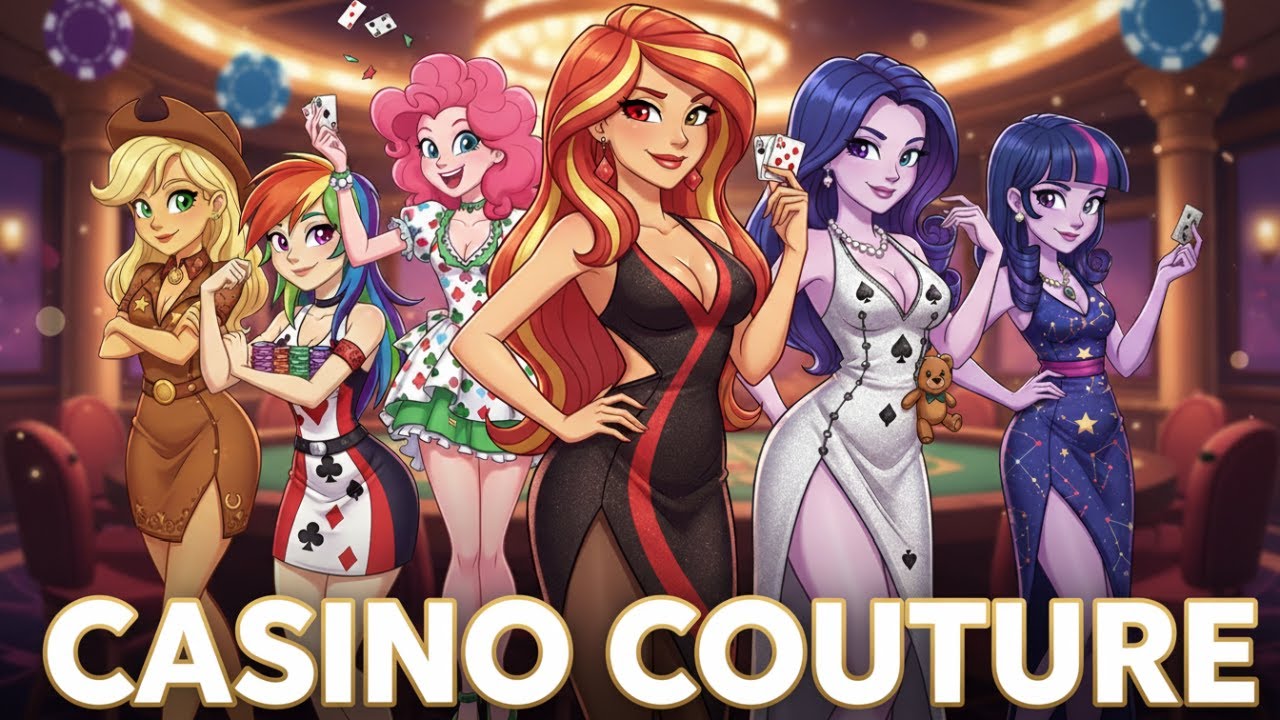 Equestria Girls Sunset Shimmer's Casino Couture Sunset Shimmer Fashion Fandom Song AI Generated