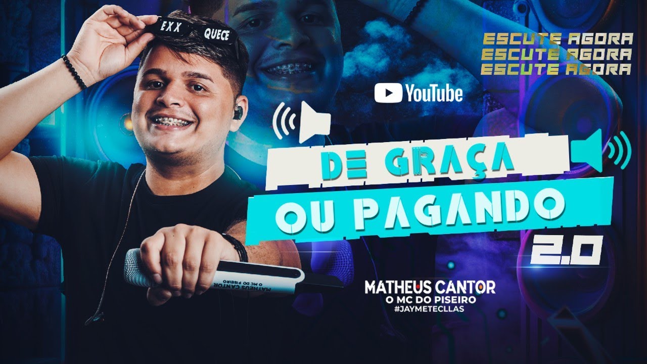De Gra&ccedil;a Ou Pagando | MATHEUS CANTOR | O MC do Piseiro | Forrozin e Pisadinha Atualizada