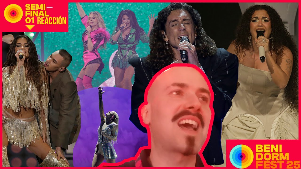 REACCIÓN en DIRECTO a la PRIMERA SEMIFINAL del BENIDORM FEST 2025 desde DENTRO