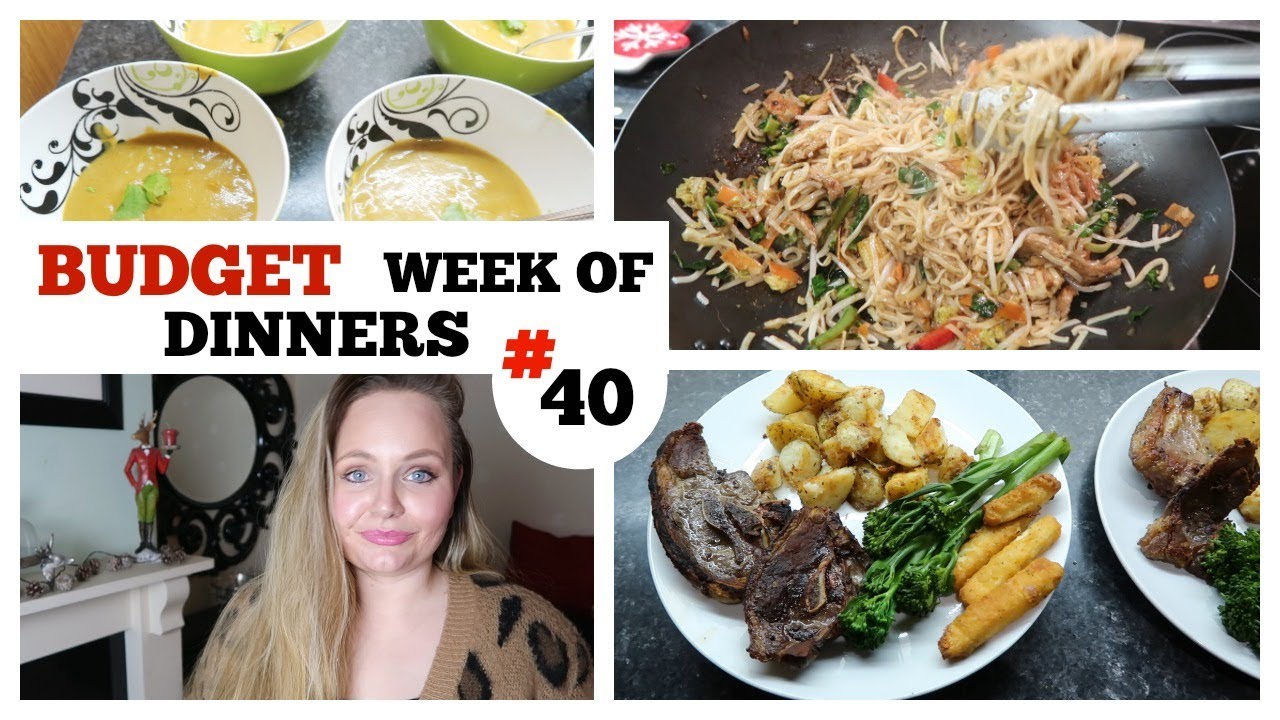 EASY WEEK OF FAMILY MEAL IDEAS / #40 / WHAT'S FOR DINNER , Frugal cooking on a budget