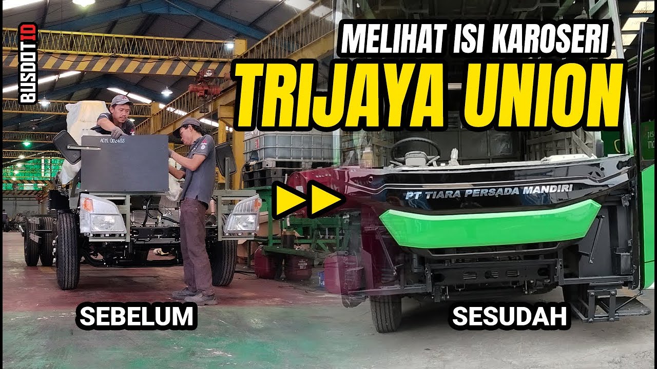 Melihat Pabrik Bus Trijaya Union Ternyata Produksi Sasis Bus Juga!