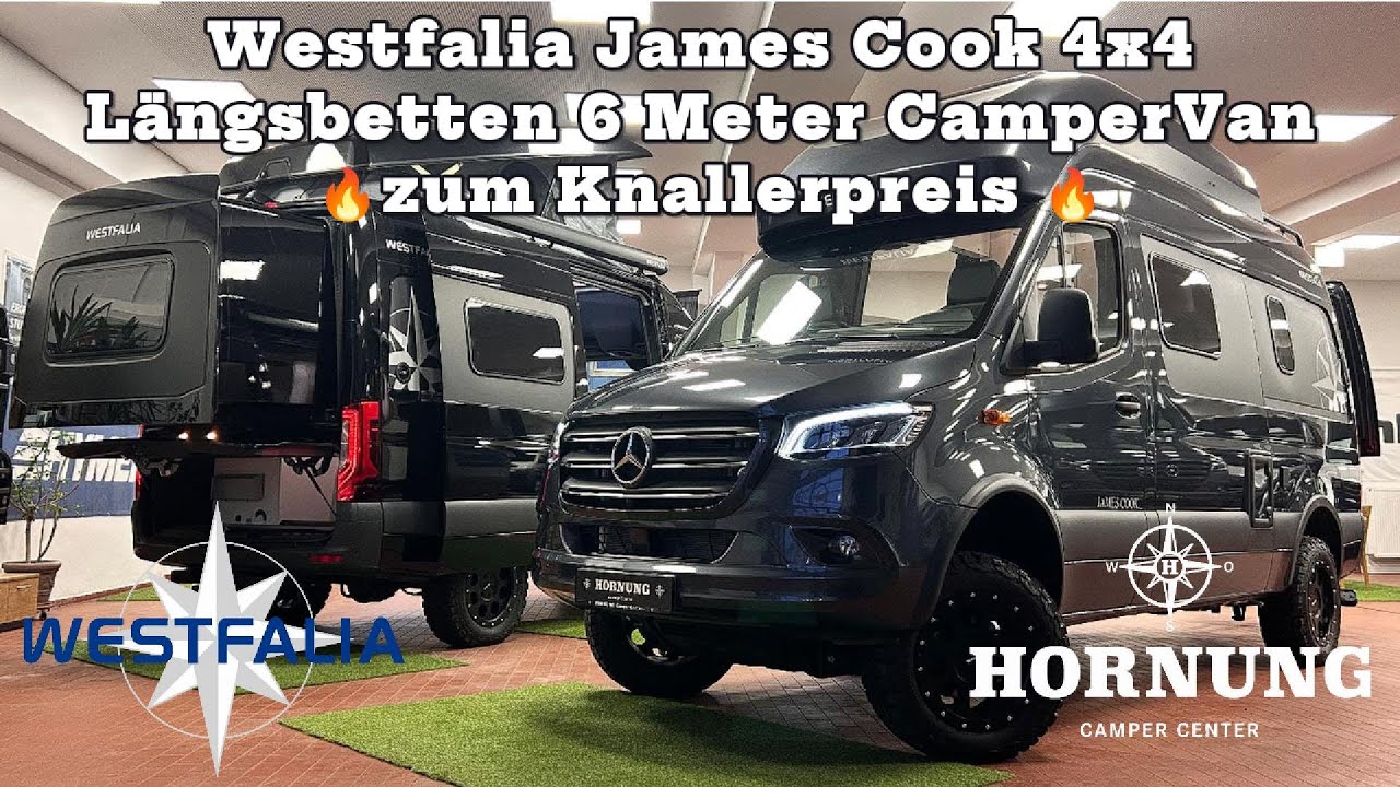 🔥 Zum Knallerpreis 🔥 Westfalia James Cook 4x4 Slideout mit Längsbetten | Roomtour & alle Details 😍