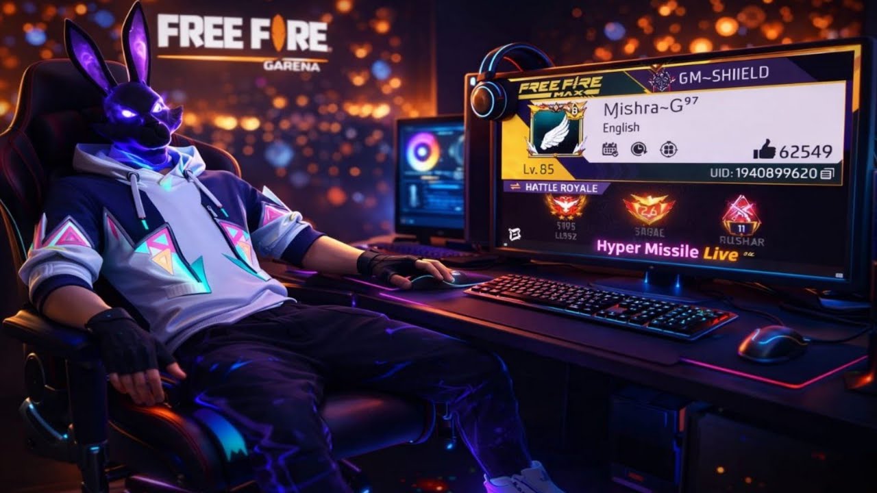 🔴[Live]👉 Angelic Pant Return 💯 | Hyper Mishra Is Live 🤯 FF LIVE #freefire #fflive #freefirelive