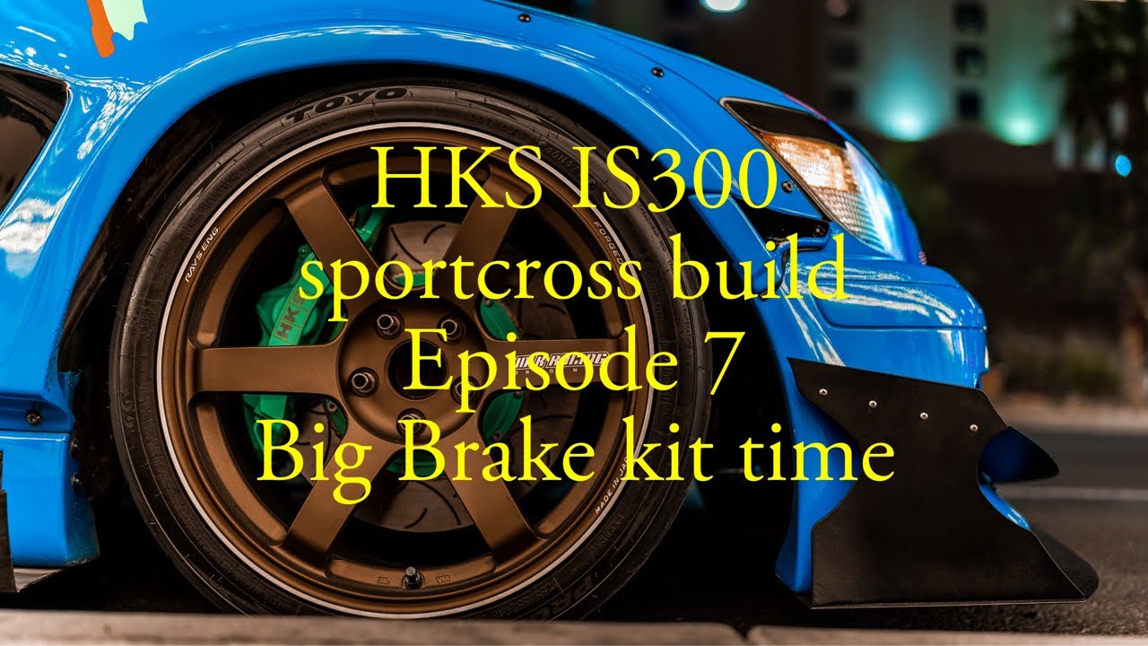 Unboxing and test fitting the big brake kit for the Lexus is300 sportcross